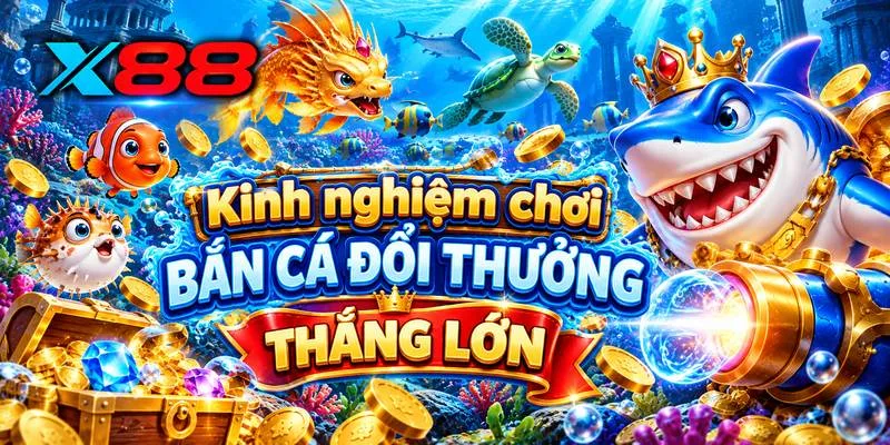 Kinh nghiệm chơi bắn cá thắng lớn tại X88.
